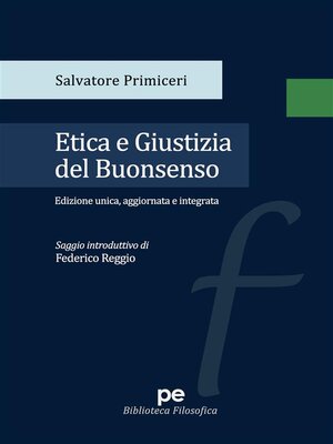 cover image of Etica e giustizia del buonsenso